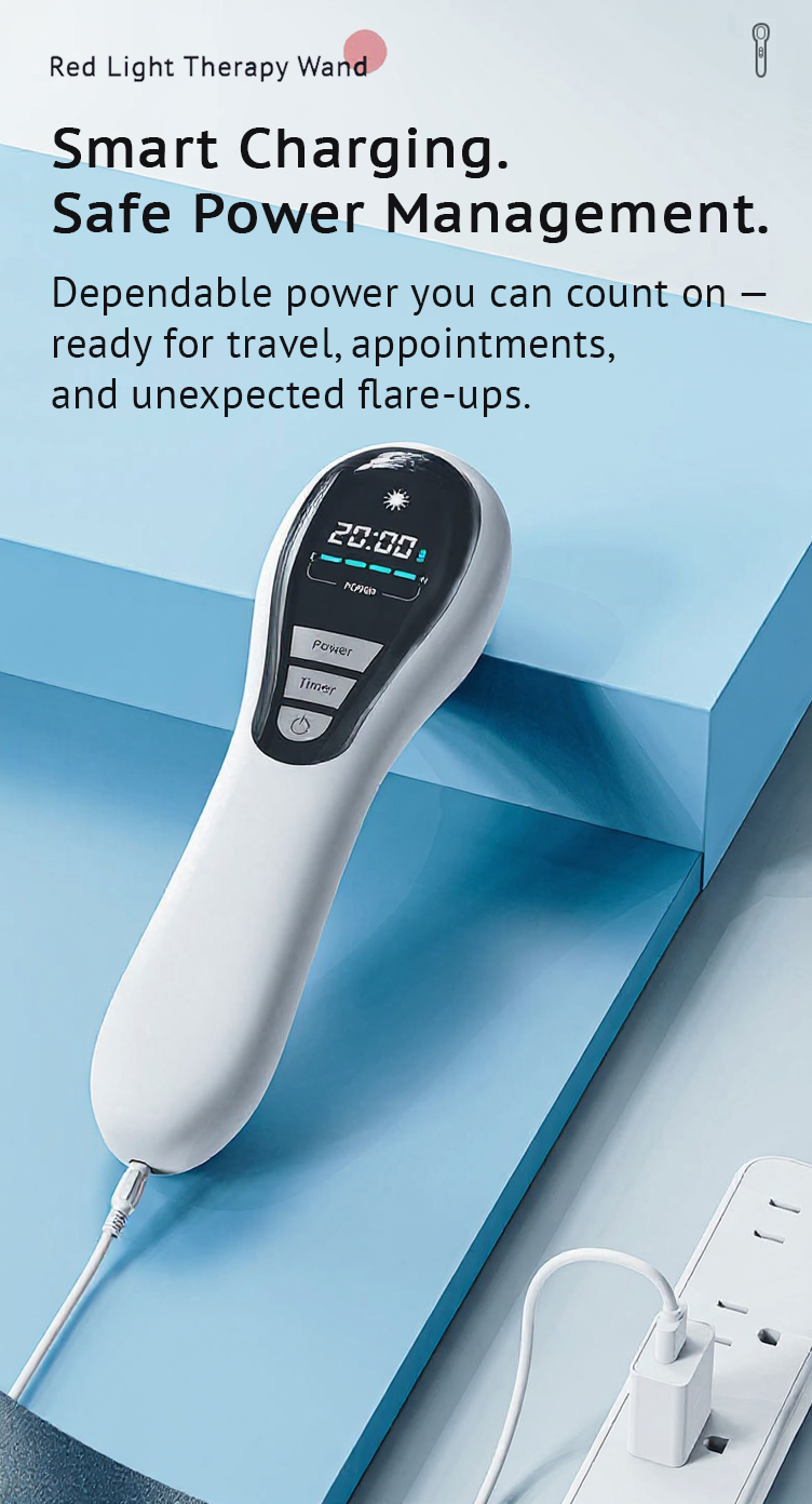 Red Light Therapy Wand: Conquer Morning Stiffness, Reclaim Grip, & Restore Daily Function